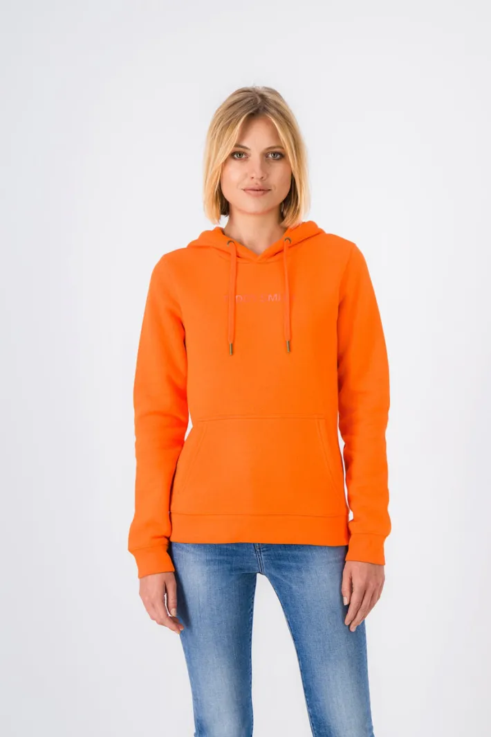 Teddy Smith Sweat à capuche NEW SOLY TANGERINE Hot