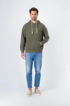 Teddy Smith Sweat à capuche REQUIRED HOODY TURBULENCE KAKI CHINE TURBULENCEKAKICHINE Cheap
