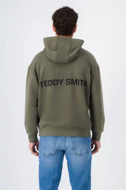 Teddy Smith Sweat à capuche REQUIRED HOODY TURBULENCE KAKI CHINE TURBULENCEKAKICHINE Cheap