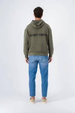 Teddy Smith Sweat à capuche REQUIRED HOODY TURBULENCE KAKI CHINE TURBULENCEKAKICHINE Cheap