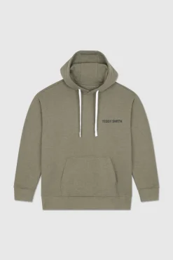 Teddy Smith Sweat à capuche REQUIRED HOODY TURBULENCE KAKI CHINE TURBULENCEKAKICHINE Cheap
