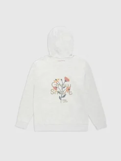 Teddy Smith Sweat à capuche S-EDIS HOODY BLANC IVOIRE CHINE Sale