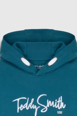 Teddy Smith Sweat à capuche S-EVRY HOODY JR BLEU LEGION BLEULEGION New
