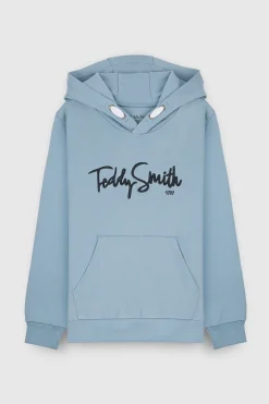 Teddy Smith Sweat à capuche S-EVRY HOODY JR AZUR Sale