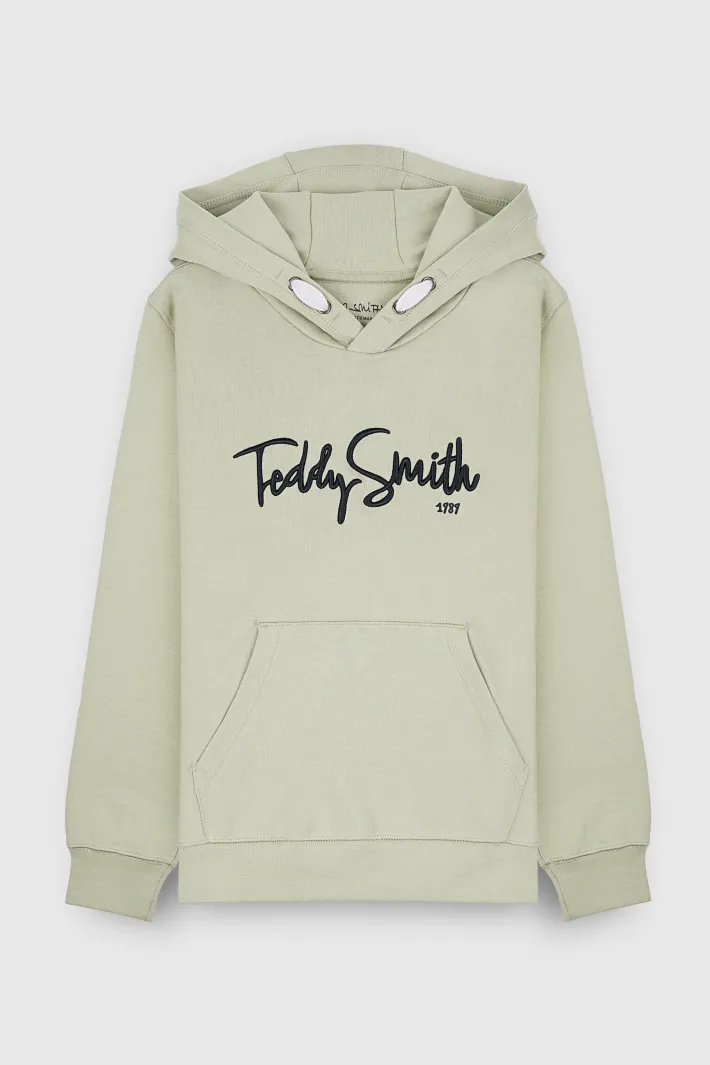 Teddy Smith Sweat à capuche S-EVRY HOODY JR VERT SAUGE VERTSAUGE Discount