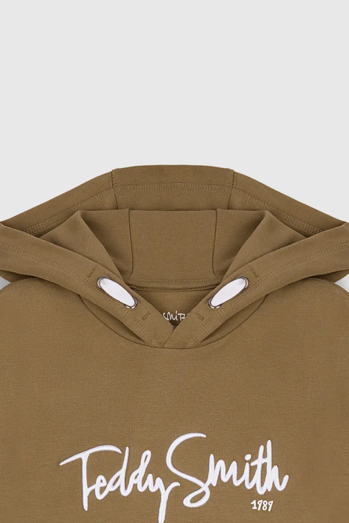 Teddy Smith Sweat à capuche S-EVRY HOODY JR CHATAIN Cheap