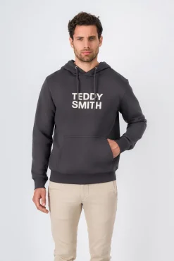 Teddy Smith Sweat à capuche SICLASS HOODY MINERAL KAKI MINERALKAKI Cheap