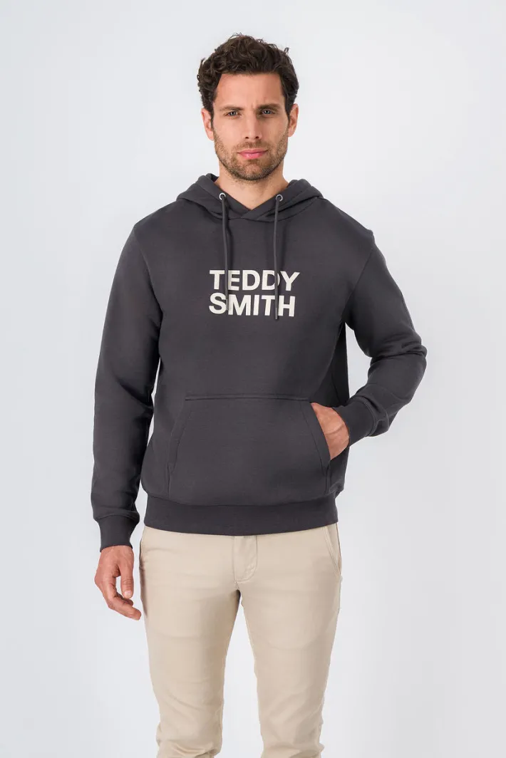 Teddy Smith Sweat à capuche SICLASS HOODY MINERAL KAKI MINERALKAKI Cheap