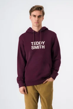 Teddy Smith Sweat à capuche SICLASS HOODY DARK WINE DARKWINE Shop