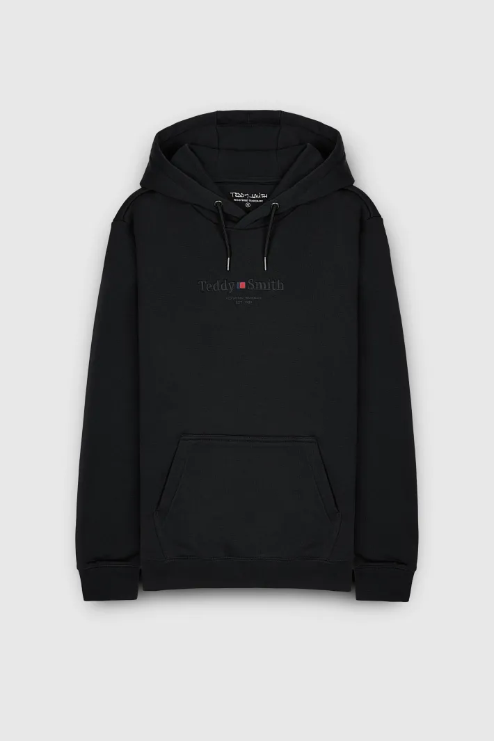 Teddy Smith Sweat à capuche S-JIM HOODY CHARBON Discount