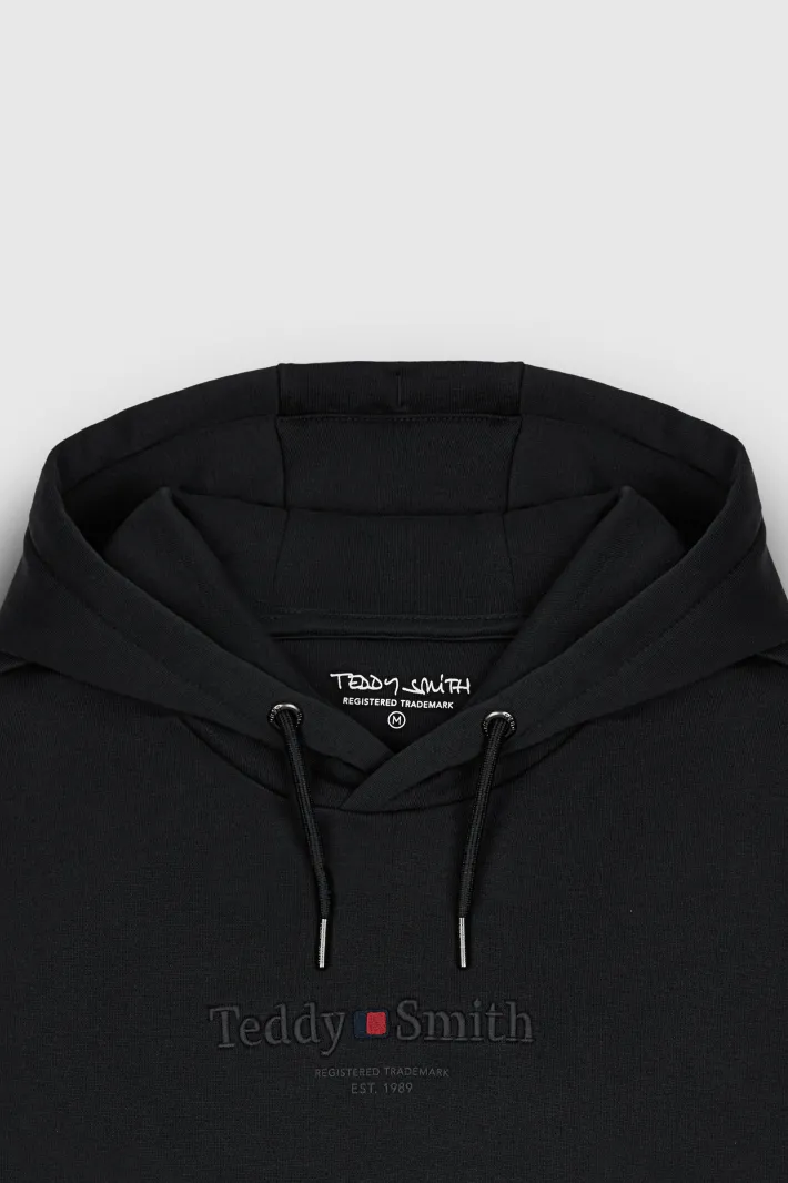 Teddy Smith Sweat à capuche S-JIM HOODY CHARBON Discount