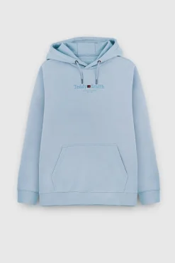 Teddy Smith Sweat à capuche S-JIM HOODY BLEU ECUME BLEUECUME Fashion