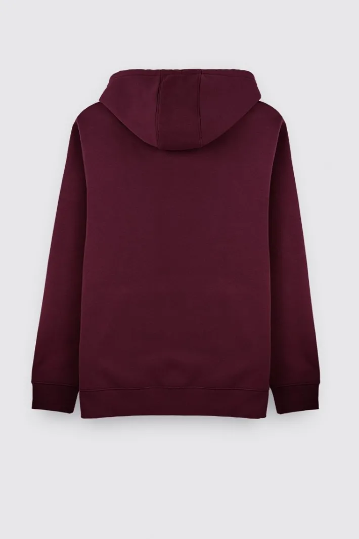 Teddy Smith Sweat à capuche S-JIM HOODY DARK WINE DARKWINE Best Sale