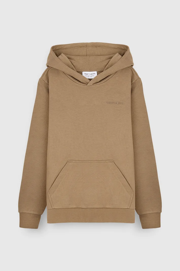 Teddy Smith Sweat à capuche S-NARK HOODY JR CHATAIN Shop