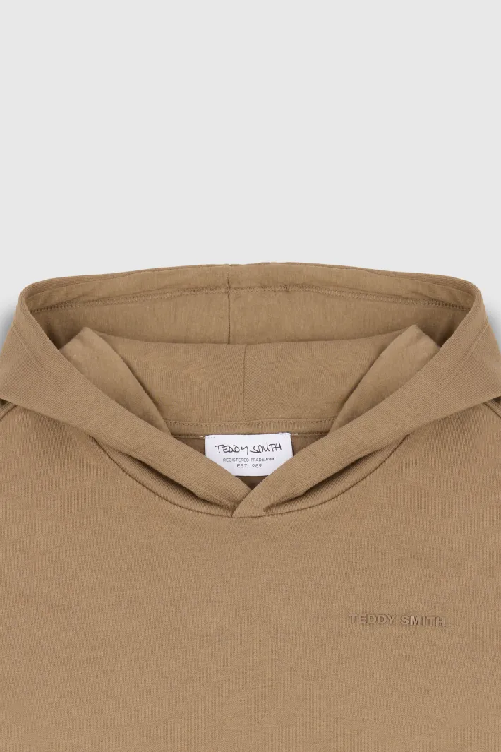 Teddy Smith Sweat à capuche S-NARK HOODY JR CHATAIN Shop