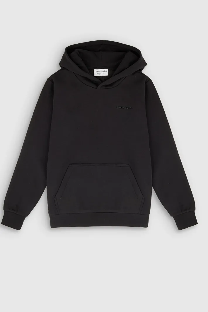 Teddy Smith Sweat à capuche S-NARK HOODY JR CHARBON Cheap