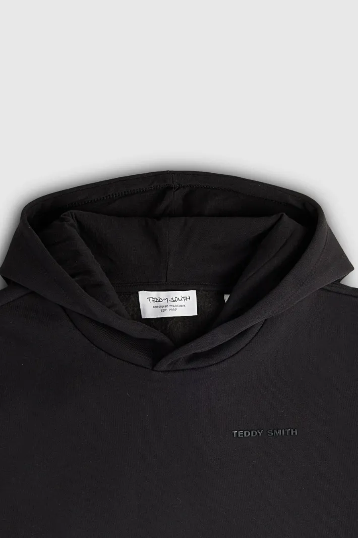 Teddy Smith Sweat à capuche S-NARK HOODY JR CHARBON Cheap