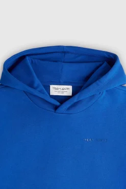 Teddy Smith Sweat à capuche S-NARK HOODY JR ROYAL Cheap