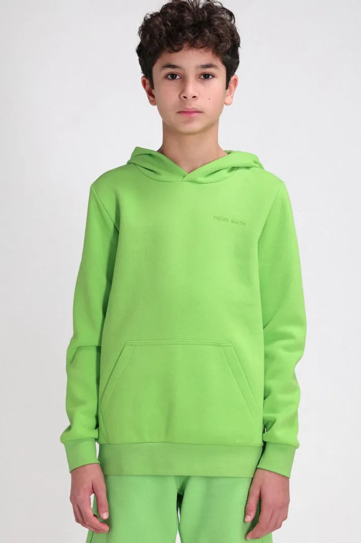 Teddy Smith Sweat à capuche S-NARK HOODY JR WASABI Best Sale