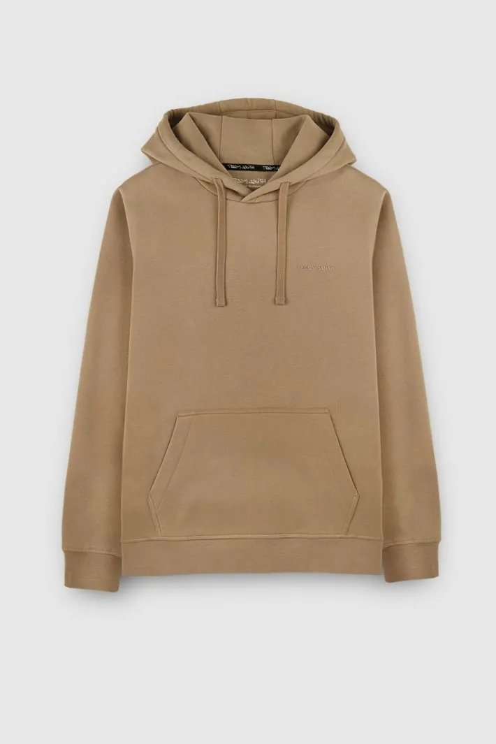 Teddy Smith Sweat à capuche S-NARK HOODY MOKA BEIGE MOKABEIGE Best