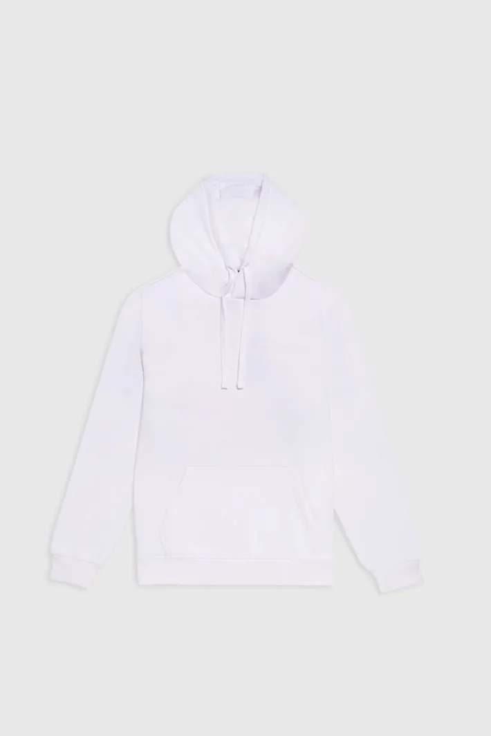 Teddy Smith Sweat à capuche S-NARK HOODY BLANC Cheap