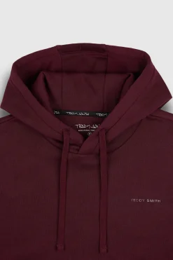 Teddy Smith Sweat à capuche S-NARK HOODY DARK WINE 1 DARKWINE Discount