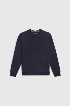 Teddy Smith Sweat col rond NARK RC TOTAL NAVY TOTALNAVY Discount