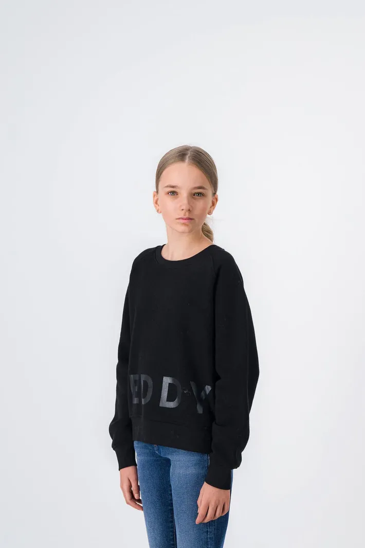 Teddy Smith Sweat col rond PATTI JR NOIR Hot