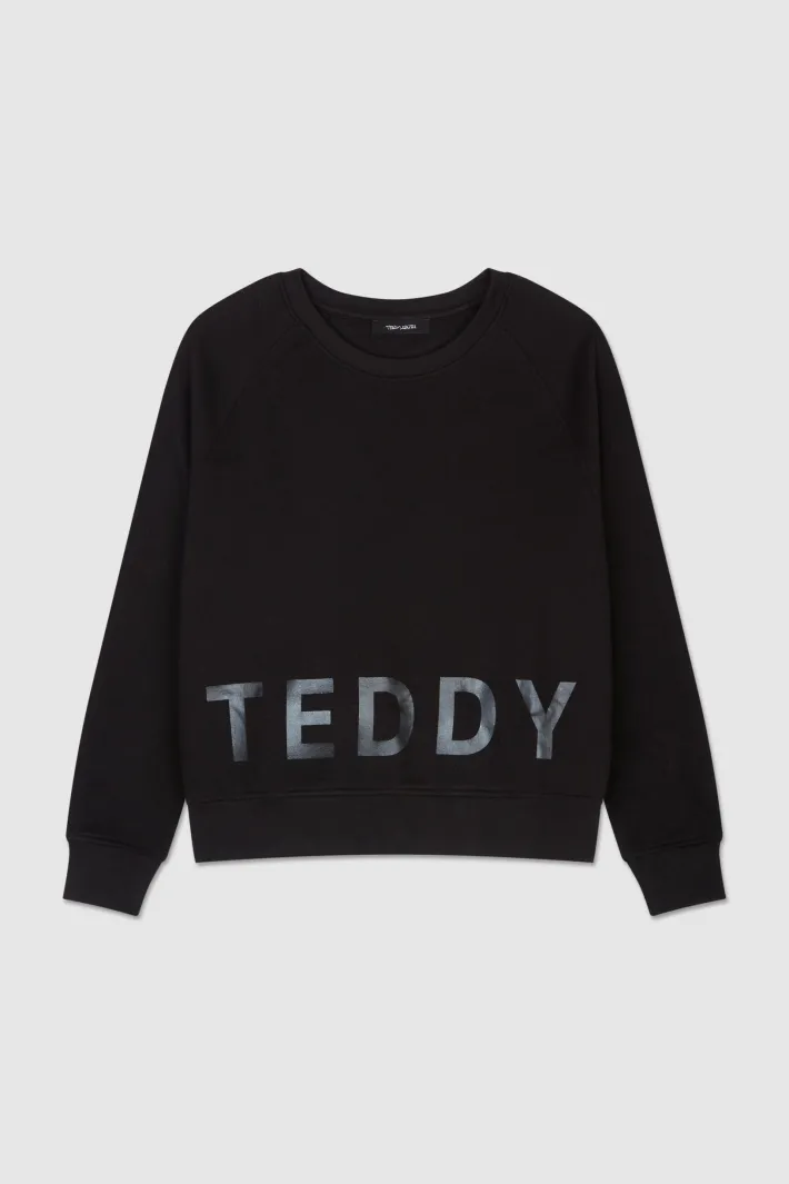 Teddy Smith Sweat col rond PATTI JR NOIR Hot