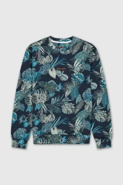Teddy Smith Sweat col rond S-DRAGAN RC TOTAL NAVY TOTALNAVY Clearance