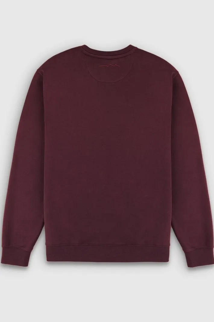 Teddy Smith Sweat col rond S-NARK RC DARK WINE DARKWINE Discount