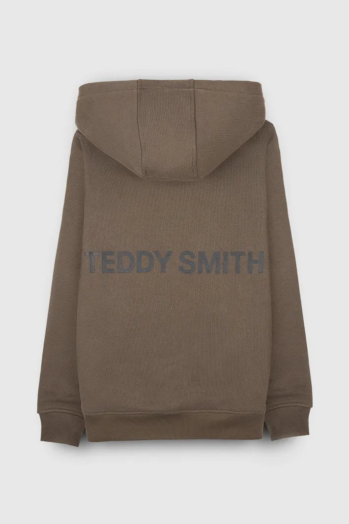 Teddy Smith Sweat molleton avec capuche REQUIRED HOOD KAKI BELUGA KAKIBELUGA Sale