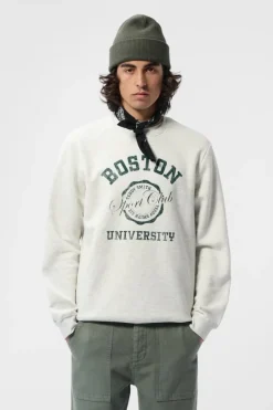 Teddy Smith Sweat S-BOSTON RC BLANC IVOIRE CHINE Store