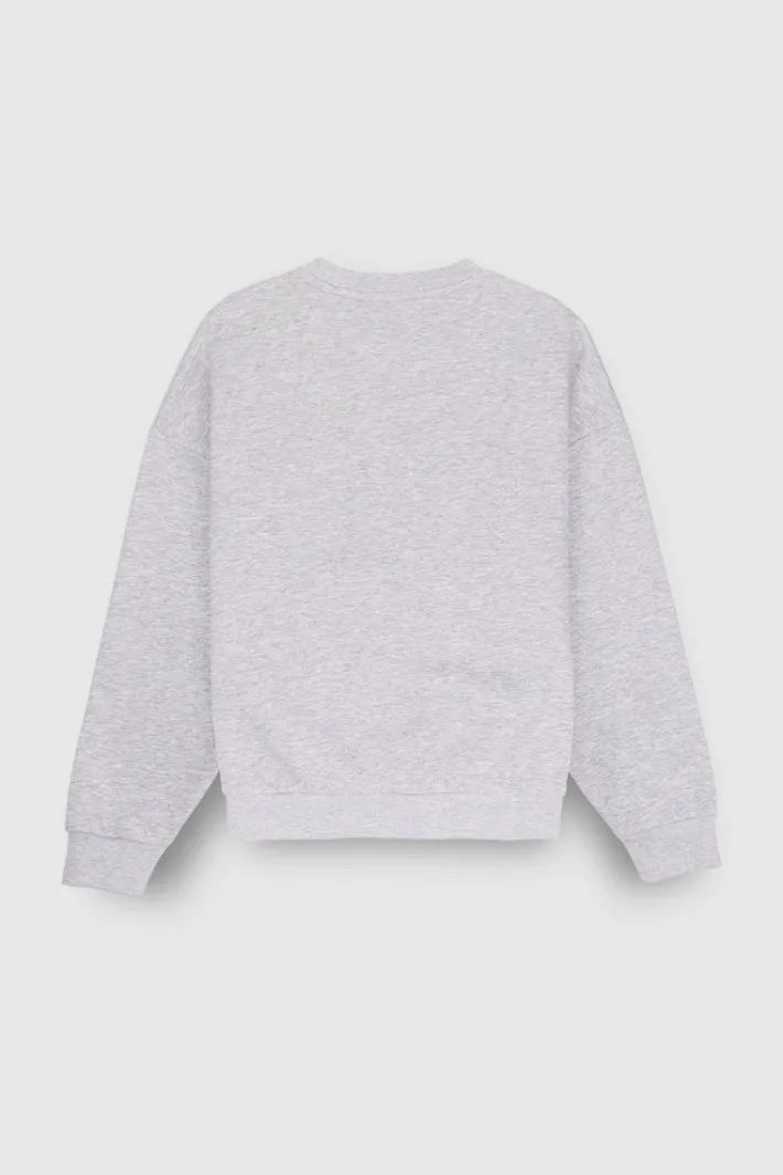 Teddy Smith Sweat S-CALI GRIS CHINE GRISCHINE Discount