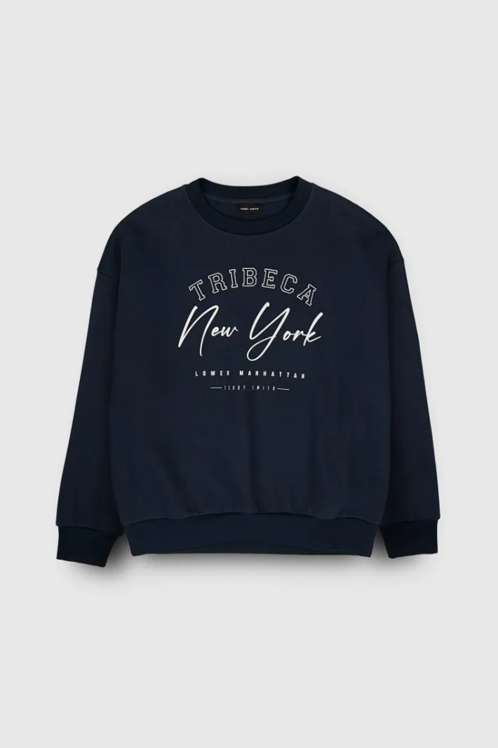 Teddy Smith Sweat S-CALI TOTAL NAVY TOTALNAVY Discount