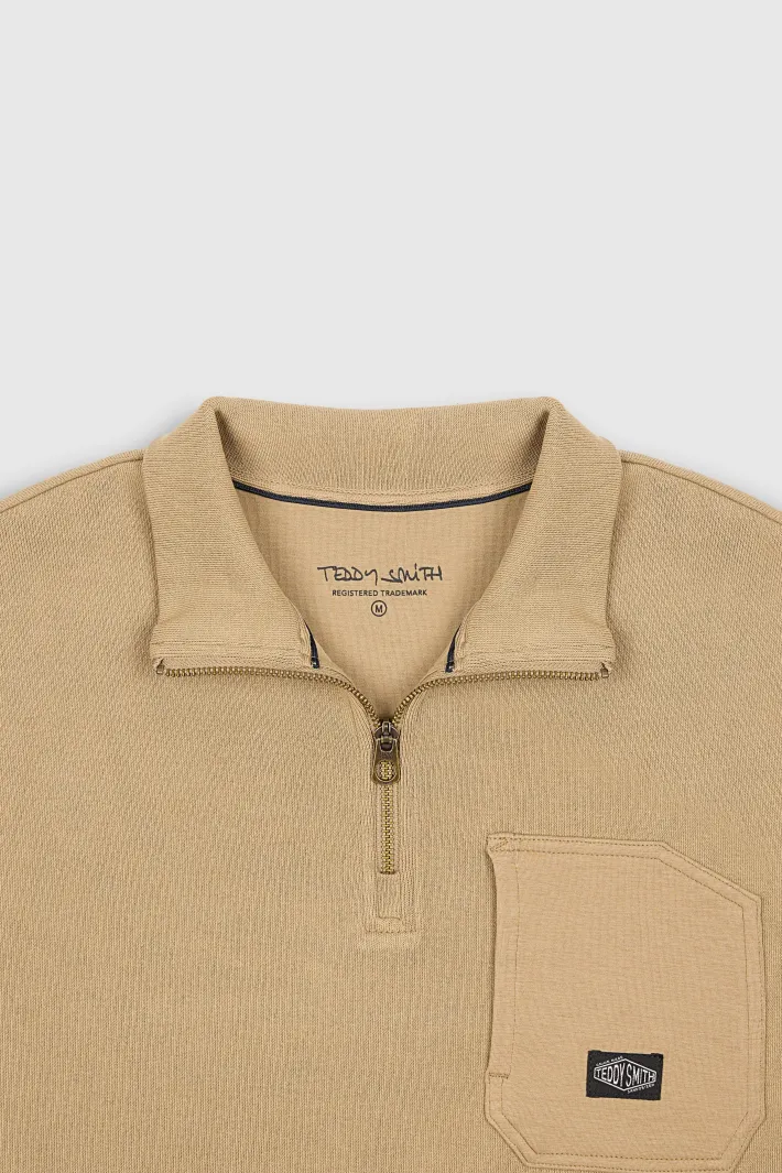 Teddy Smith Sweat S-ERKY WORKER BEIGE WORKERBEIGE Best Sale
