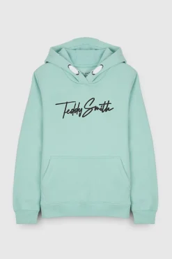 Teddy Smith Sweat S-EVAN HOODY JR PASTEL TURQUOISE PASTELTURQUOISE Fashion