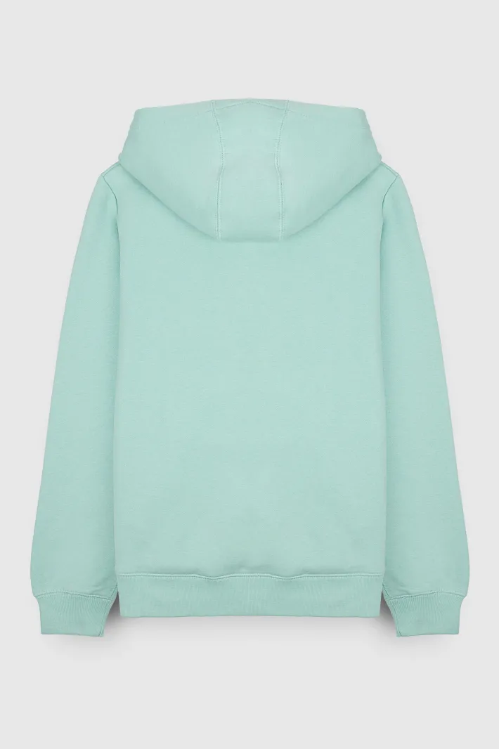 Teddy Smith Sweat S-EVAN HOODY JR PASTEL TURQUOISE PASTELTURQUOISE Fashion