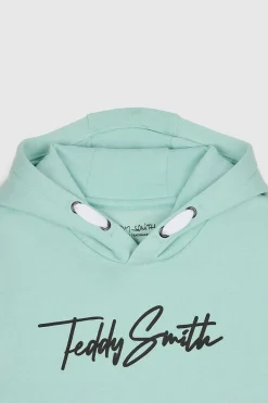 Teddy Smith Sweat S-EVAN HOODY JR PASTEL TURQUOISE PASTELTURQUOISE Fashion