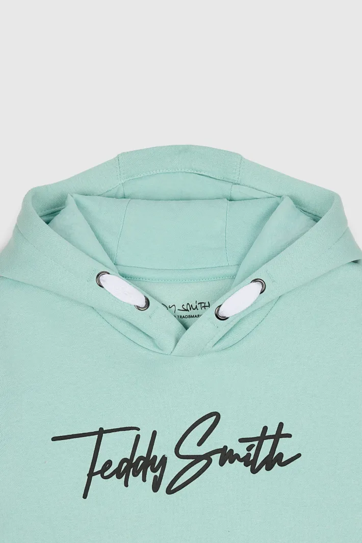 Teddy Smith Sweat S-EVAN HOODY JR PASTEL TURQUOISE PASTELTURQUOISE Fashion