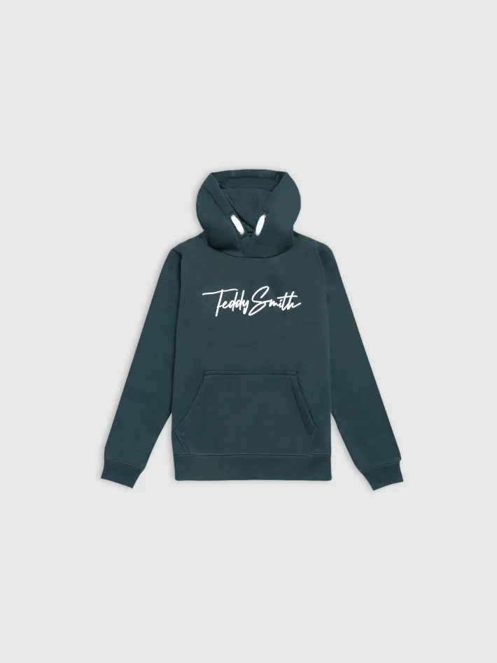 Teddy Smith Sweat S-EVAN HOODY JR VERT SCARABE VERTSCARABE Clearance