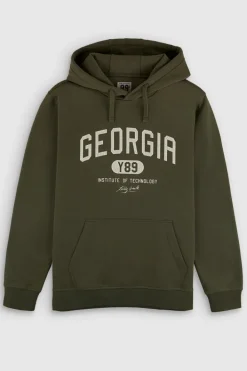 Teddy Smith Sweat S-GEORGIA HOODY MILITARY KAKI Clearance