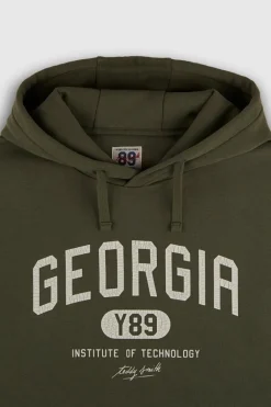 Teddy Smith Sweat S-GEORGIA HOODY MILITARY KAKI Clearance