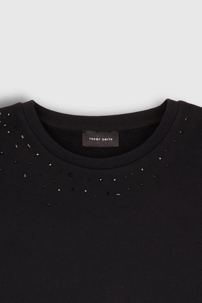 Teddy Smith Sweat S-JADE NOIR Best Sale