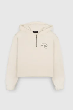 Teddy Smith Sweat S-MELOU JR MIDDLE WHITE Sale