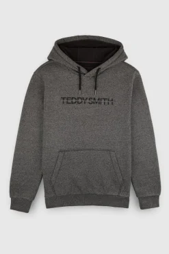 Teddy Smith Sweat S-OSBORN HOODY MELANGE BLACK Best