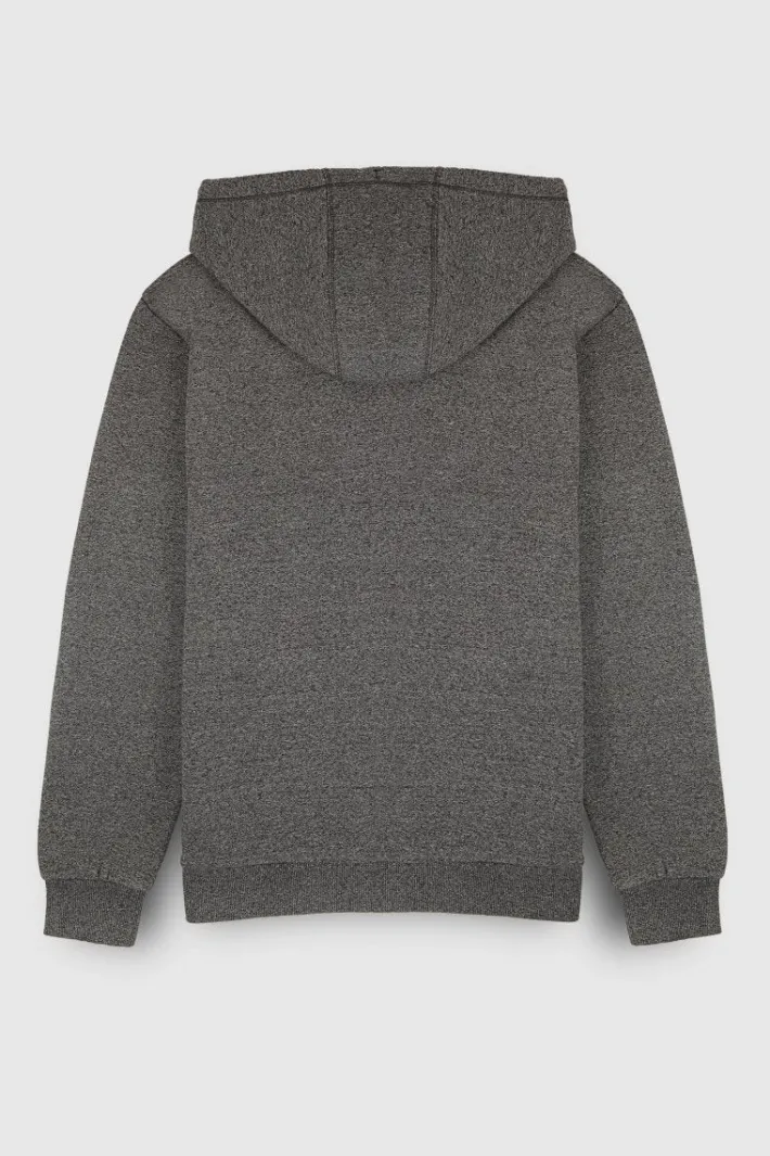 Teddy Smith Sweat S-OSBORN HOODY MELANGE BLACK Best