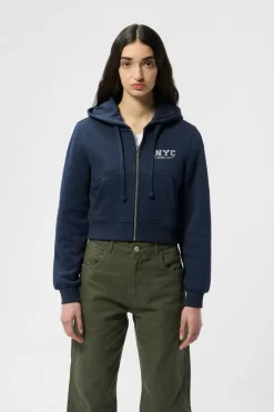 Teddy Smith Sweat zippé à capuche G-HOPE HOODY ZI BLUE INK BLUEINK Flash Sale