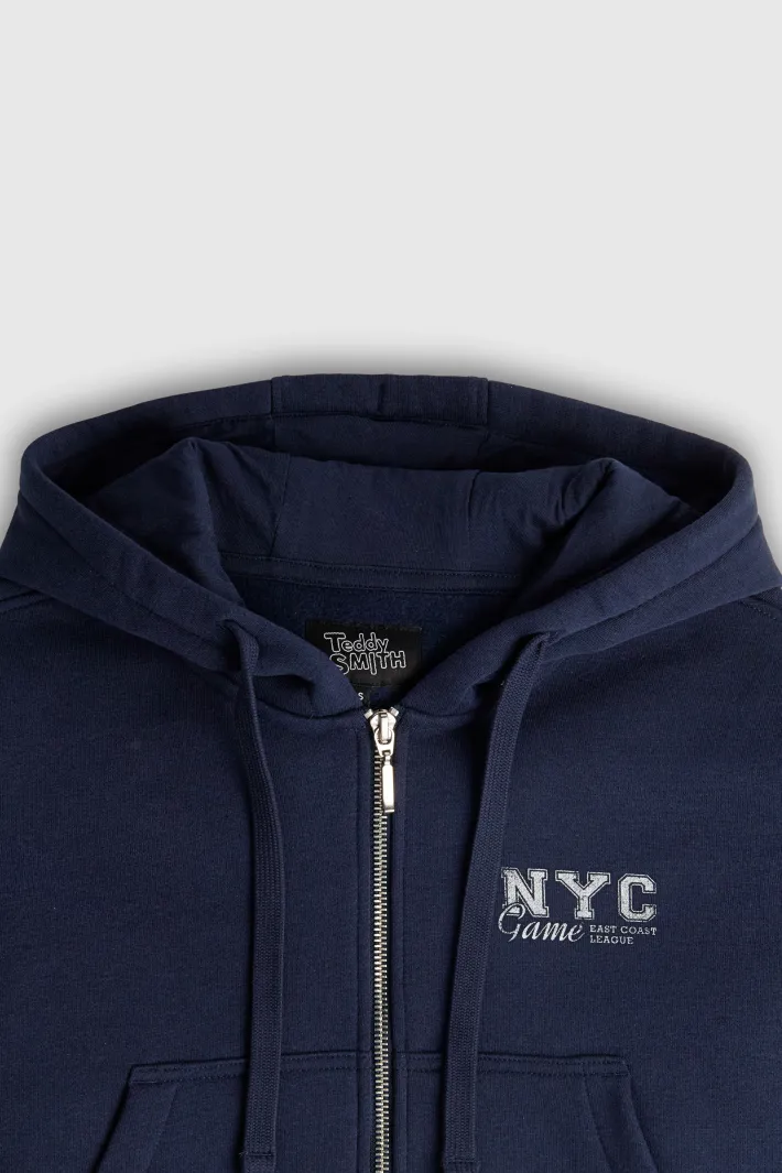 Teddy Smith Sweat zippé à capuche G-HOPE HOODY ZI BLUE INK BLUEINK Flash Sale