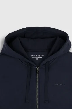 Teddy Smith Sweat zippé à capuche GICLASS LITTLE TOTAL NAVY TOTALNAVY Hot